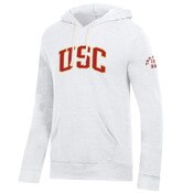 USC Trojans White Unisex Challenger Pullover Hoodie